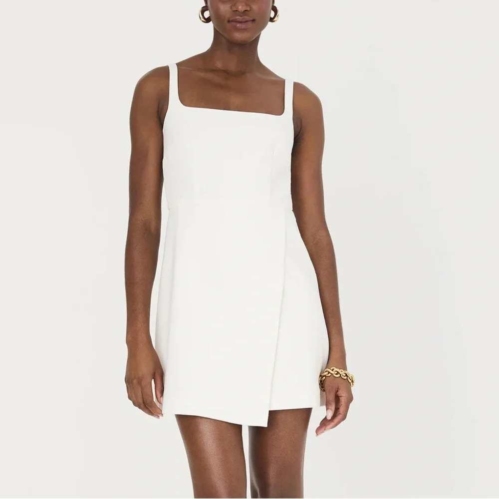 French Connection Whisper Strappy Envelope Mini Dress - Picture 3 of 10